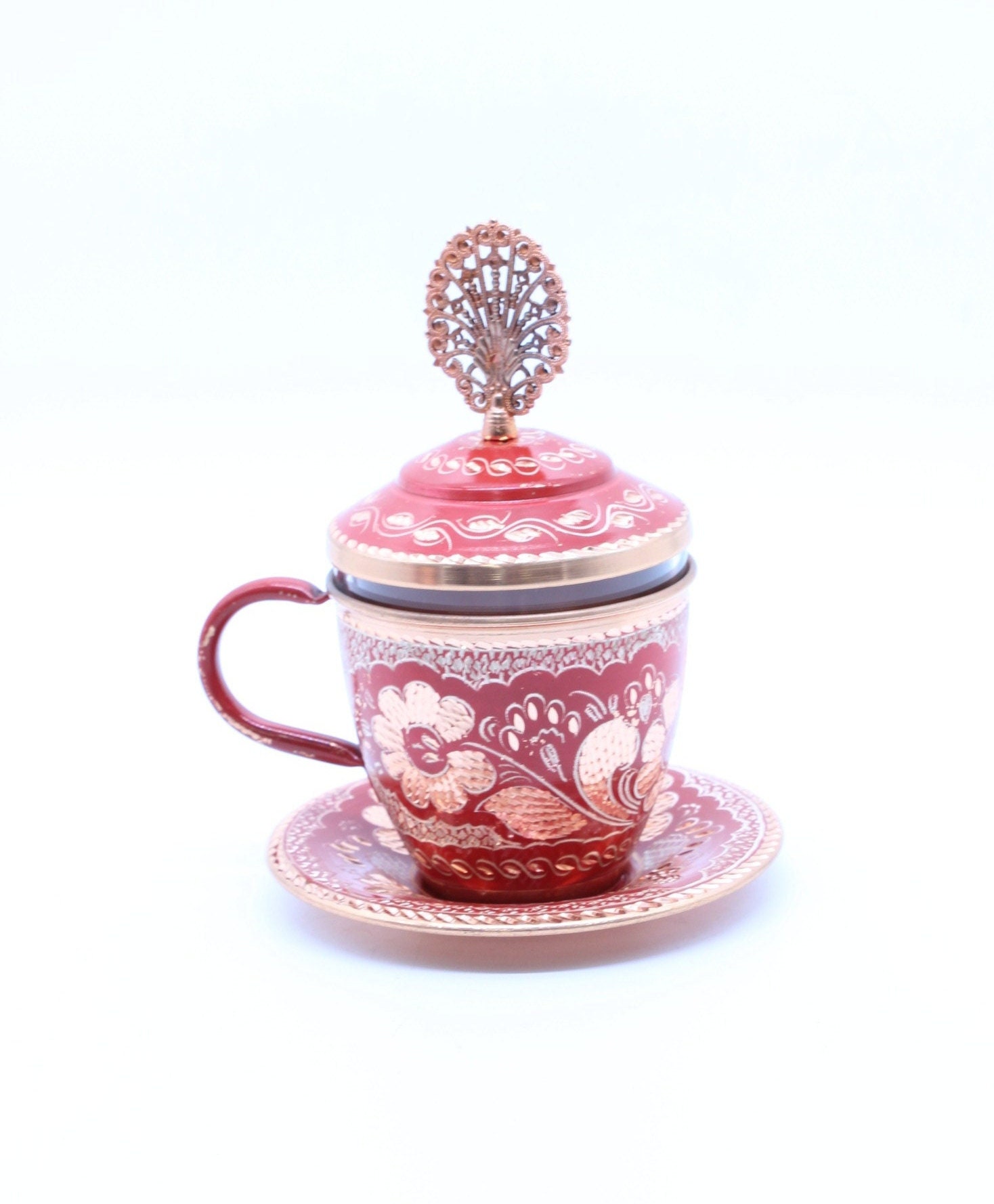 Copper Tea Cups, Copper Espresso Cup, Turkish Tea Cup Copper, Copper ...