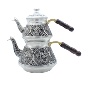 Handmade Copper Teapot, Teapot Warmer Samovar, Tea Maker, Turkish Copper Teapot, Pure Copper Teapot, Tea Kettle, Gift for Her
