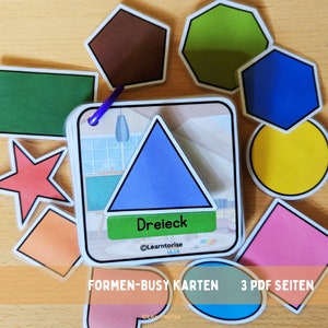 Jeu d'association de formes et d'ombres – Cartes d'apprentissage Montessori pour l'école maternelle et l'enseignement à domicile, téléchargement instantané en PDF