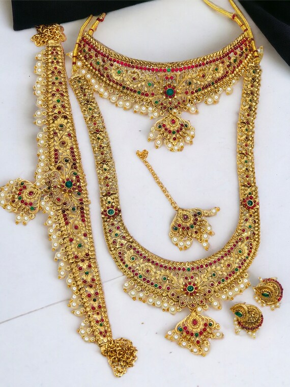 Gold full set for bride discount
