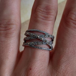 My S Collection 925 sterlingzilveren marcasiet RING