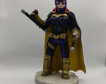 Batgirl 1966 Resin Statue: 3D Printed Model Kit (22cm, 1/9 Scale