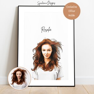 Custom Self Portrait, Custom Girlfriend Portrait, Custom Cartoon Portrait, Custom Portrait From Photo, Comic Style Art, Social Media Avatar