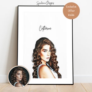 Soulmate Portrait, Custom Portrait, Cartoon Portrait, Stylized Portrait, Custom Portrait From Photo, Comic Style Art, Social Media Avatar