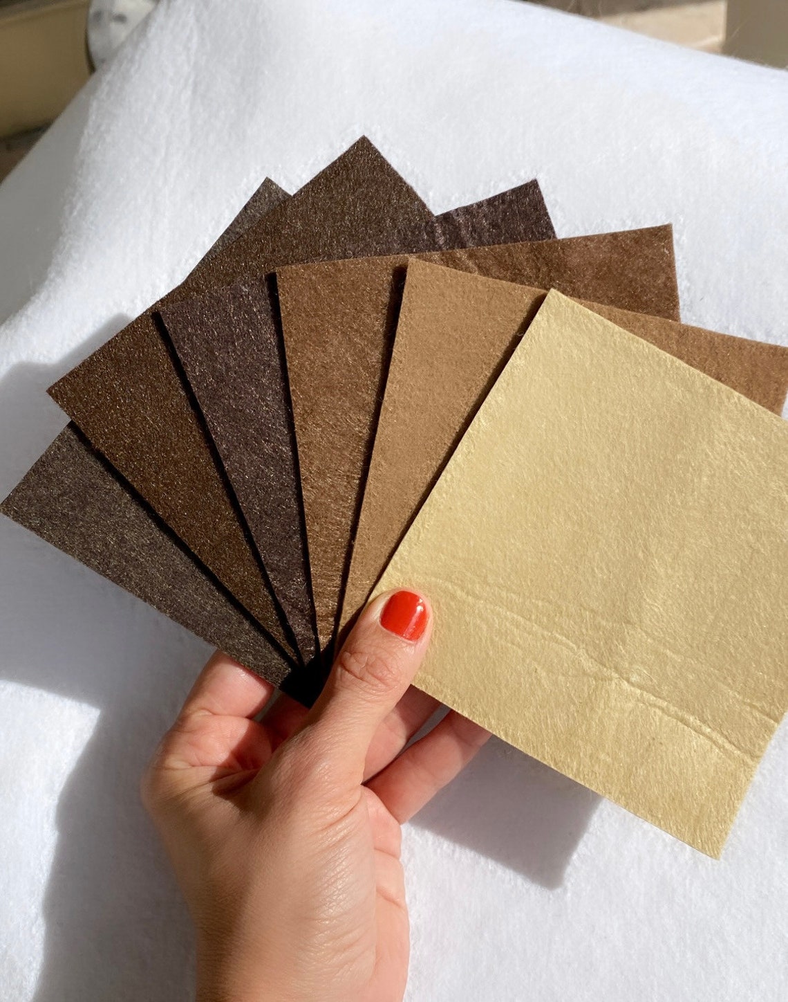 Hard Korean 1mm 12x18 or 9x12 Felt Sheets , Stiff Craft Felt 100