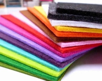 3mm Merino Wool Felt Sheet: European NonWoven Craft Felt