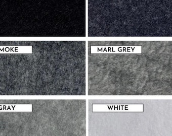 Gray Craft Felt Sheet: Stiff 1mm Polyester, 9x12 Inches
