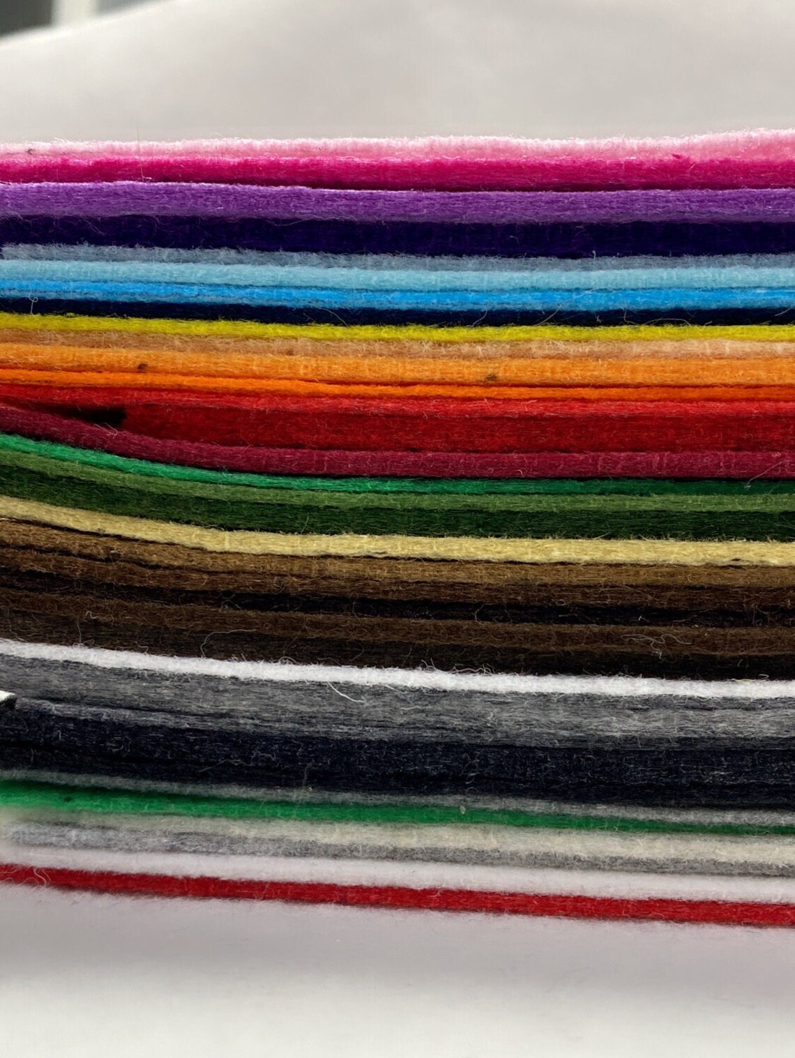 Hard Korean 1mm 12x18 or 9x12 Felt Sheets , Stiff Craft Felt 100