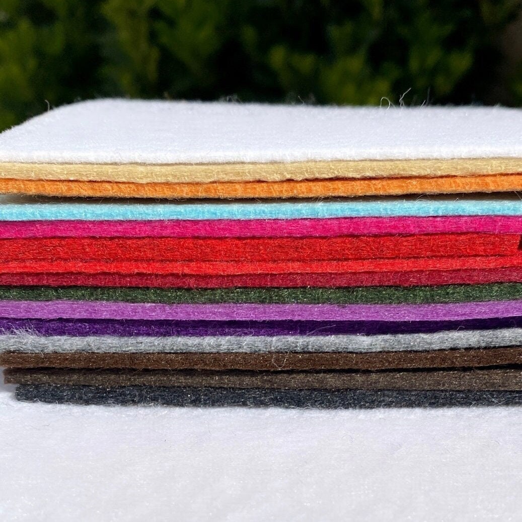 5 Square Wool Felt Table Protector Mat 5mm Thick Virgin Merino Wool Felted  Fabric Pad Mats and Pads Eco Friendly 