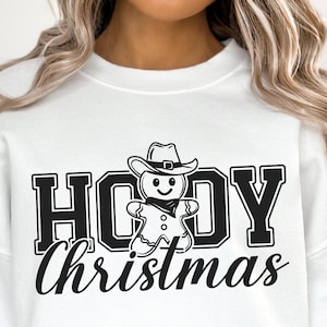Cześć, Boże Narodzenie, Piernikowy Człowiek Svg Png, Sezon Bożego Narodzenia Svg, Western Christmas Svg, Cowboy Christmas Svg, Western Holiday Svg, Cześć, Svg