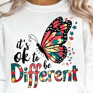Está tudo bem ser diferente Png, Citação de conscientização sobre autismo Png, Advocacia sobre autismo Png, Quebra-cabeça colorido Png, Design de orgulho do autismo Png, Amor ao autismo Png