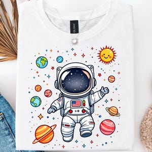 Astronaut Png, Weltraum Kinder Clipart, Galaxy Sublimation Png, Planeten Png, Sonnensystem Clipart, Astronaut Sublimation, Weltraum Klassenzimmer Png