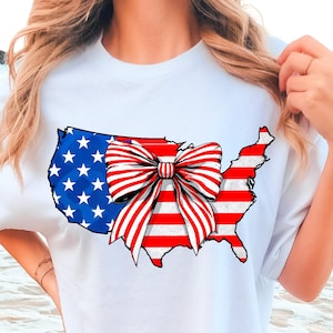 USA Bow png, 4 juli png, patriottische kaart png, Amerikaanse vlag png, Fourth Of July png, rood wit blauw png, kaart Amerika png Independence Day
