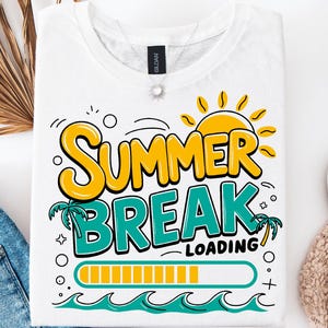 Sommerpause Png, Sommer wird geladen, Strand Urlaub Png, Schulende Png, Palmen Sommer Png, Spaß Schulpause Png, Sommerurlaub Png
