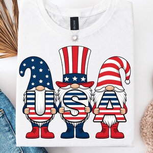 Gnome patriotique png, nain des États-Unis png, nain du 4 juillet png, nain rouge blanc bleu png, fête de l'indépendance png, mignon 4 juillet png, png des États-Unis