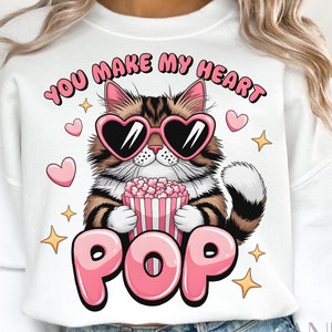 Vous faites mon coeur pop png, Saint Valentin png, chat Saint Valentin png, Saint Valentin drôle, Saint Valentin png mignon, Saint Valentin png, coeur png