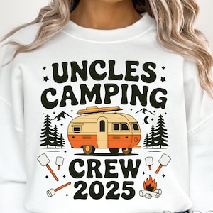 Tios Camping 2025 Png, Viagem de acampamento em família Png, Camiseta de grupo de aventura ao ar livre Png, Camping 2025 Png, Equipe de acampamento Png, Acampamento de fim de semana