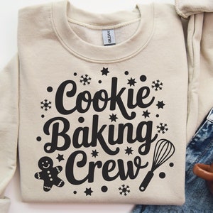 Cookie Back Crew Schneidedatei, Cookie Back Crew Schneidedatei, Cookie Squad Schneidedatei, Familie Weihnachtsslocke, Lebkuchen Schneidedatei, Backen mit Liebe Schneidedatei