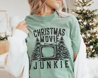 Christmas Movie Junkie Svg, Christmas Holiday Png, Christmas Quote Svg, Cozy Christmas Svg Christmas Mug Svg Christmas Lover Svg Movie Night