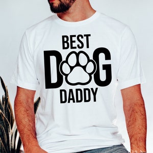 Best Dog Daddy Svg Png, Father's Day, Gift for Dad, Best Dad Ever, Favorite Dad Cut, Cricut, Silhouette Eps Dxf Pdf Paw Print Vinly Decal
