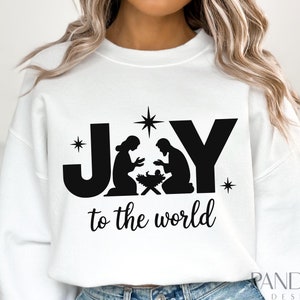 Historia real SVG PNG, Natividad, historia real SVG, Nacimiento de Jesús SVG, Navidad religiosa SVG, Alegría para el mundo SVG, Navidad, historia real SVG PNG