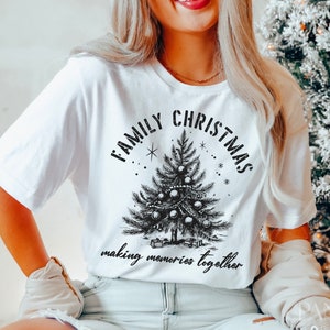 家族のクリスマス SVG PNG、一緒に思い出を作る SVG 家族のクリスマス ベクター アート お祝いの家族 SVG クリスマス 家族のクリップアート 休日の家族 SVG