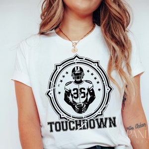 Touchdown Svg Png, voetbal Svg, sport offerte Svg, Touchdown Celebration Svg Game Day Svg, voetbal moeder Svg knippen, Cricut of sublimatie afdrukken