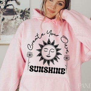 Créez votre propre soleil Svg, positivité Png, Svg citation inspirante, clipart émancipation personnelle, bonheur Png motivation Svg soleil Png