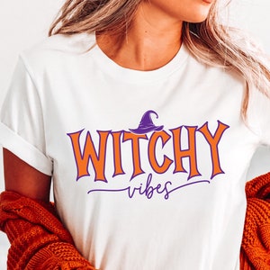 Witchy Vibes Svg Png Enchanting Halloween Crafts DIY Halloween Projects Spooky Witchy Design Halloween Party Supplies Cut Cricut Sublimation