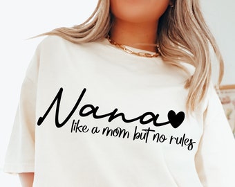 Nana Svg, Nana  Life Svg, Mother's Day Svg, Mom Svg, Best Nana Ever Gift for Nana Shirt Design Cut Cricut, Silhouette Eps Dxf Pdf Download