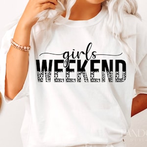 Meisjes weekend Svg Png, meisjes reis Svg, meisjes vakantie Svg, zomervakantie Svg knippen, Cricut silhouet Eps Dxf Pdf digitaal bestand direct downloaden