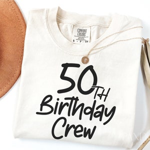 50. Geburtstag Crew SVG PNG, Fifty Birthday Squad SVG, Es ist mein Geburtstagssvg Shirt Design, alles Gute zum Geburtstag Svg Cut, Cricut, Silhouette Eps Dxf