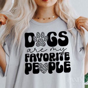Psy to moi ulubieni ludzie, Miłośnik psów Svg, Dog Mom - Mama Svg Koszulka Design, Serce w panterkę Svg, Fur Mom Svg, Fur Mama Svg Cricut, Sylwetka