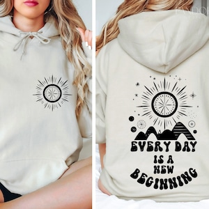 Elke dag is een nieuw begin Svg, nieuwe dag nieuwe start Svg, dagelijkse inspiratie png, ochtendmotivatie png, inspirerend citaat png-positieve svg