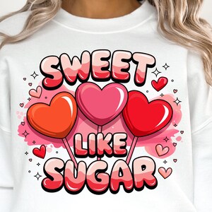 Sweet Like Sugar Png, Valentinstag Süßigkeiten Png, Valentinstag Png, Herz Sucker Png, Xoxo Png, Liebe Png, Girly Valentine Png, Zuckertorte Png
