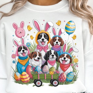 Niedliche Osterhunde Png, Ostern Png, Osterhund Png, Hundeliebhaber Png, Frohe Ostern Png, Lustiger Hund Png, Kinder Ostern Png, Osterhasen Png