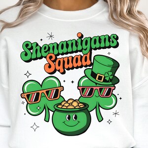Escuadrón Shenanigans (Png), Día de San Patricio (Png), Trébol de 4 hojas (Png), Feliz Día de Patricio (Png), Trébol (Png), Trébol (Png), Shenanigans (Png) y Suerte (Png)