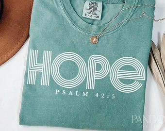 Hope Svg Png, Inspirational Svg, Bible Verse Svg, Psalm 42:5 Svg, Jesus Svg, Church Svg Shirt Design, Scripture Svg, Faith Svg Religious Svg