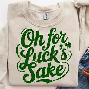 Saint Patrick pour l'amour de la chance, Saint-Patrick png drôle, Saint-Patrick drôle, humour humoristique pour la Saint-Patrick, Audacieux Saint-Patrick, SVG chanceux