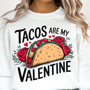 Tacos son mi San Valentín (Png), Feliz día de San Valentín (Png), Xoxo (Png), Lindo San Valentín (Png), Divertido San Valentín (Png), Corazón de San Valentín (Png), Amor (Png)