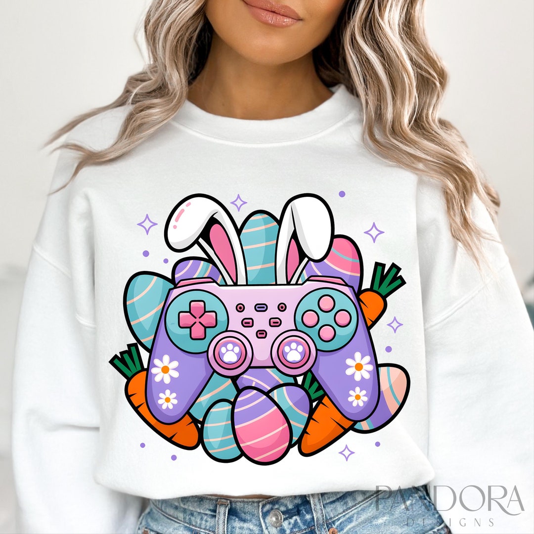 Easter Gamer Png, Easter Game Controller Png, Boy Easter Png, Bunny ...