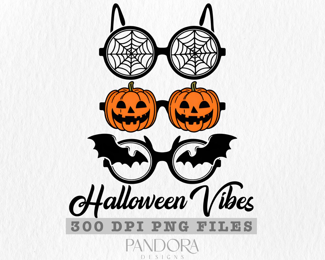 Halloween Pumpkin Glasses Png, Spooky Eyewear Design, Halloween Png ...