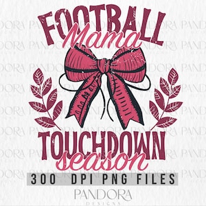 Lazo de mamá de fútbol rosa Png, Mamá de fútbol Png, Lazo de mamá Png, Mamá deportista Png, Camiseta de la temporada de Ouchdown Png, Diseño de fútbol desgastado Png