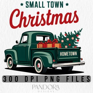 Kleine stad kerst png, kerstmis png, kerstboom png, rustieke kerst png, vintage kerst png, boerderijkerst png