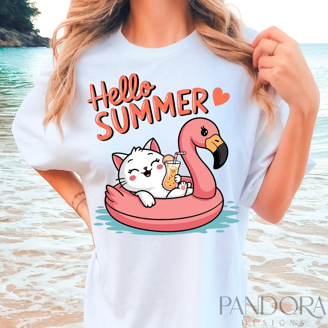 Hello Summer Png, Cute Summer Png, Kawaii Summer Png, Tropical Png ...