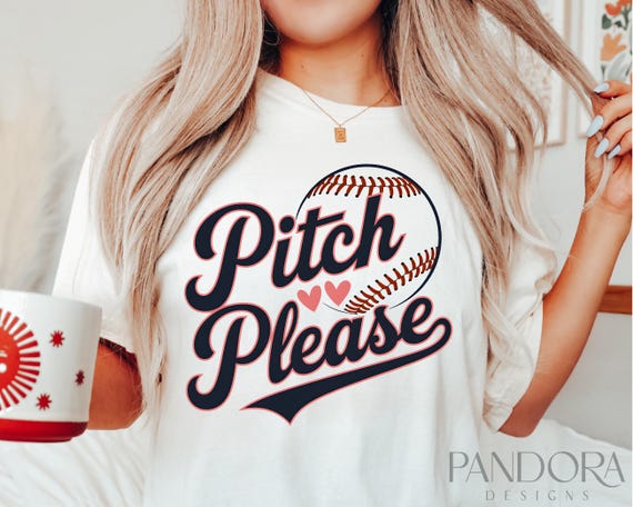 Pitch Please Png, Softball Png, Softball Humor Clipart, Baseball Pun Png, Pitcher Joke Png, Sports Mom Design, Softball Mom Png, Heart Png