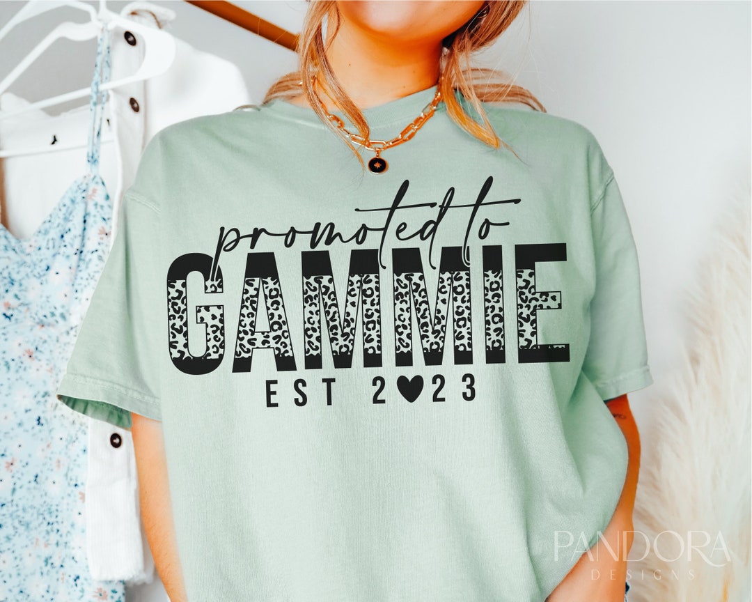 Promoted to Gammie Svg Png, New Grandma, Gammie to Be Grandma Life, Est ...