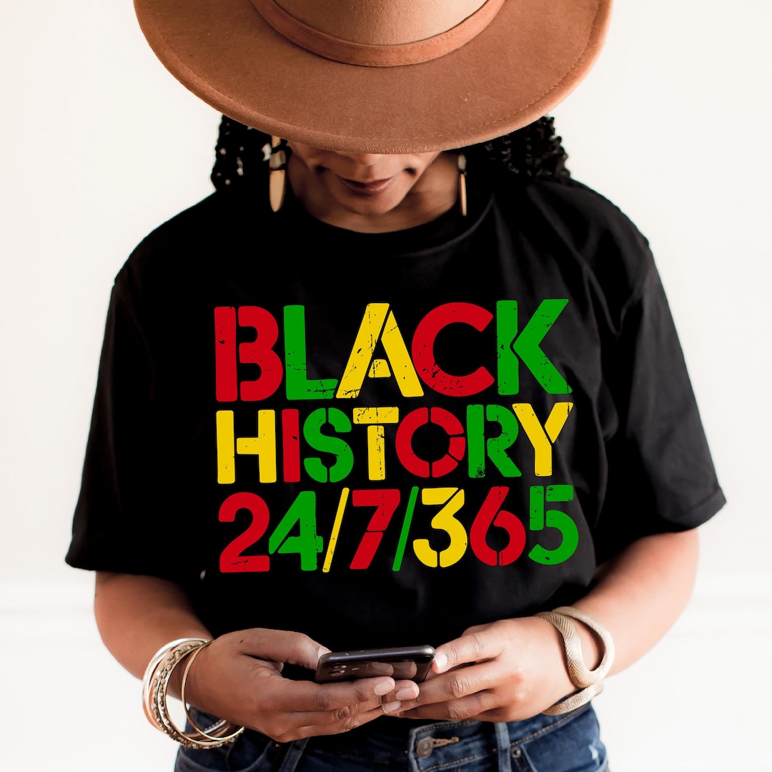Black History Svg Png, 24/7/365 Black History Svg, Black Empowerment ...
