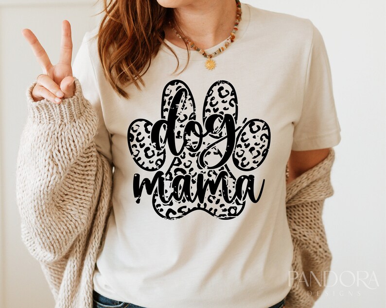 Dog Mama Svg Png Distressed Dog Mom Svg Shirt Design Grunge - Etsy