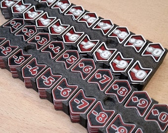 MTG Modular Buff Counter Set (160) – 3d-printed With Storage Box